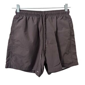 Standard Cloth Swim Trunks Shorts Mens M Mauve 5 Inch Inseam Mesh Lined Outdoors